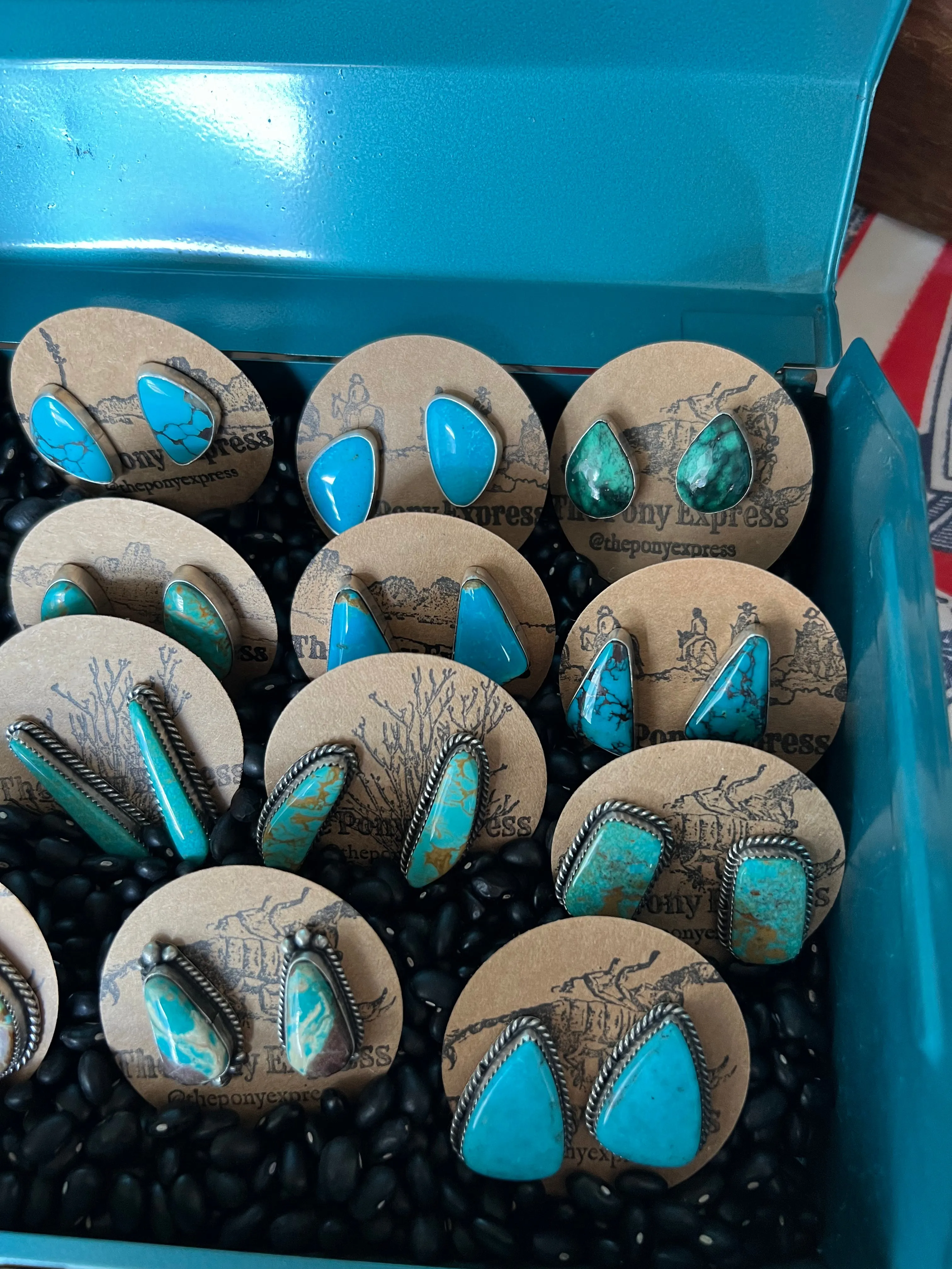 Stud Turquoise Earrings