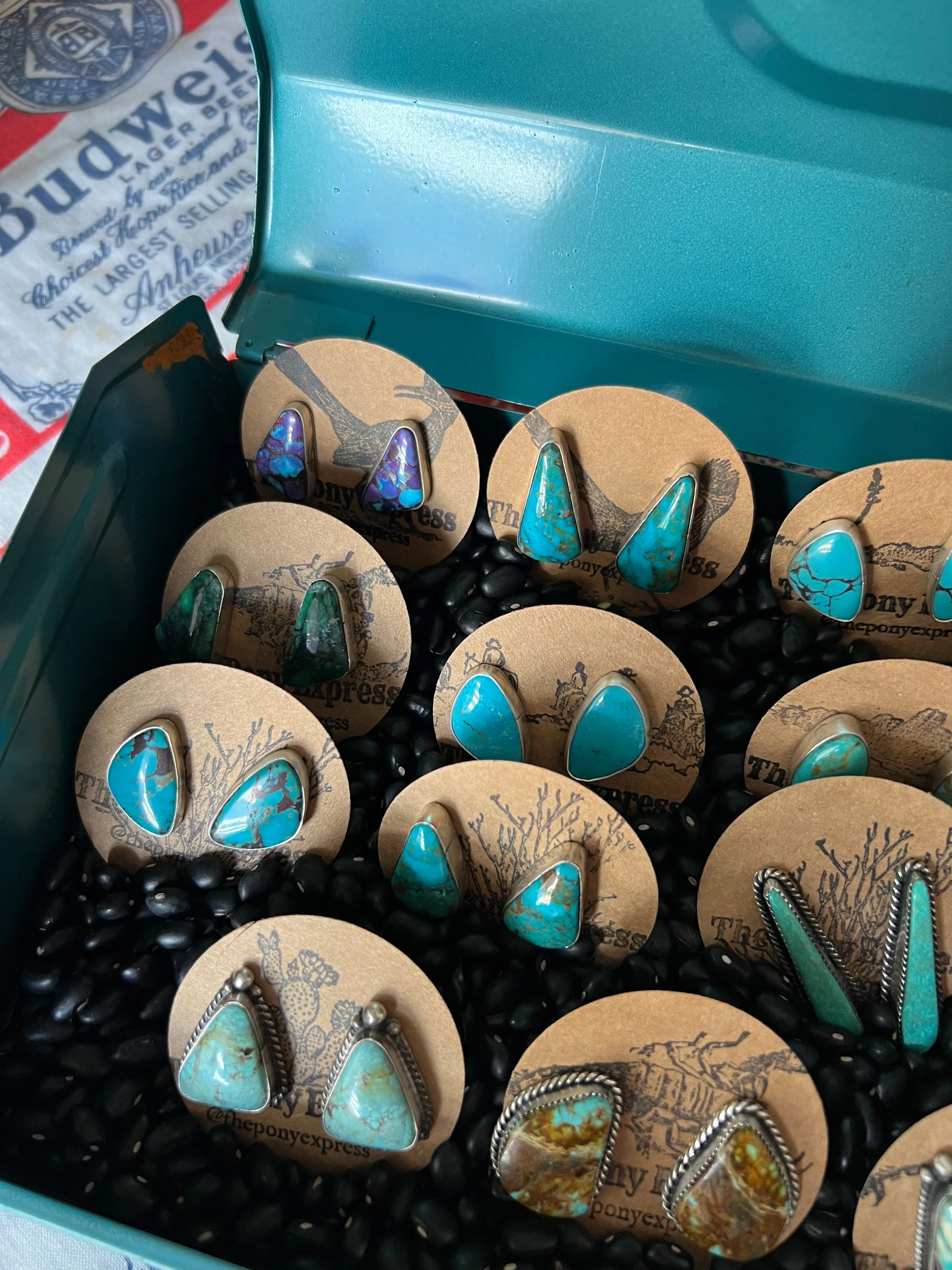 Stud Turquoise Earrings
