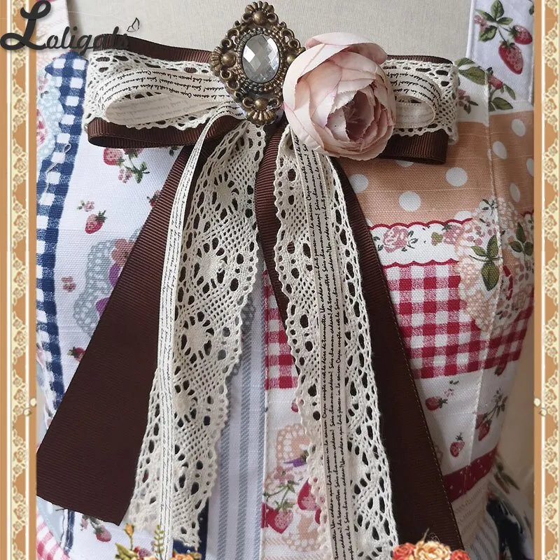 Sweet Lolita Bow Brooch/ Hair Clip with Rosette by Infanta