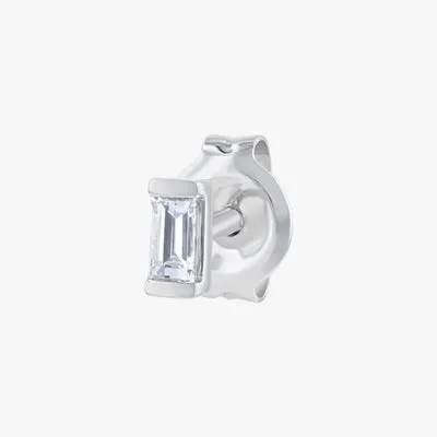 The Diamond Baguette Stud