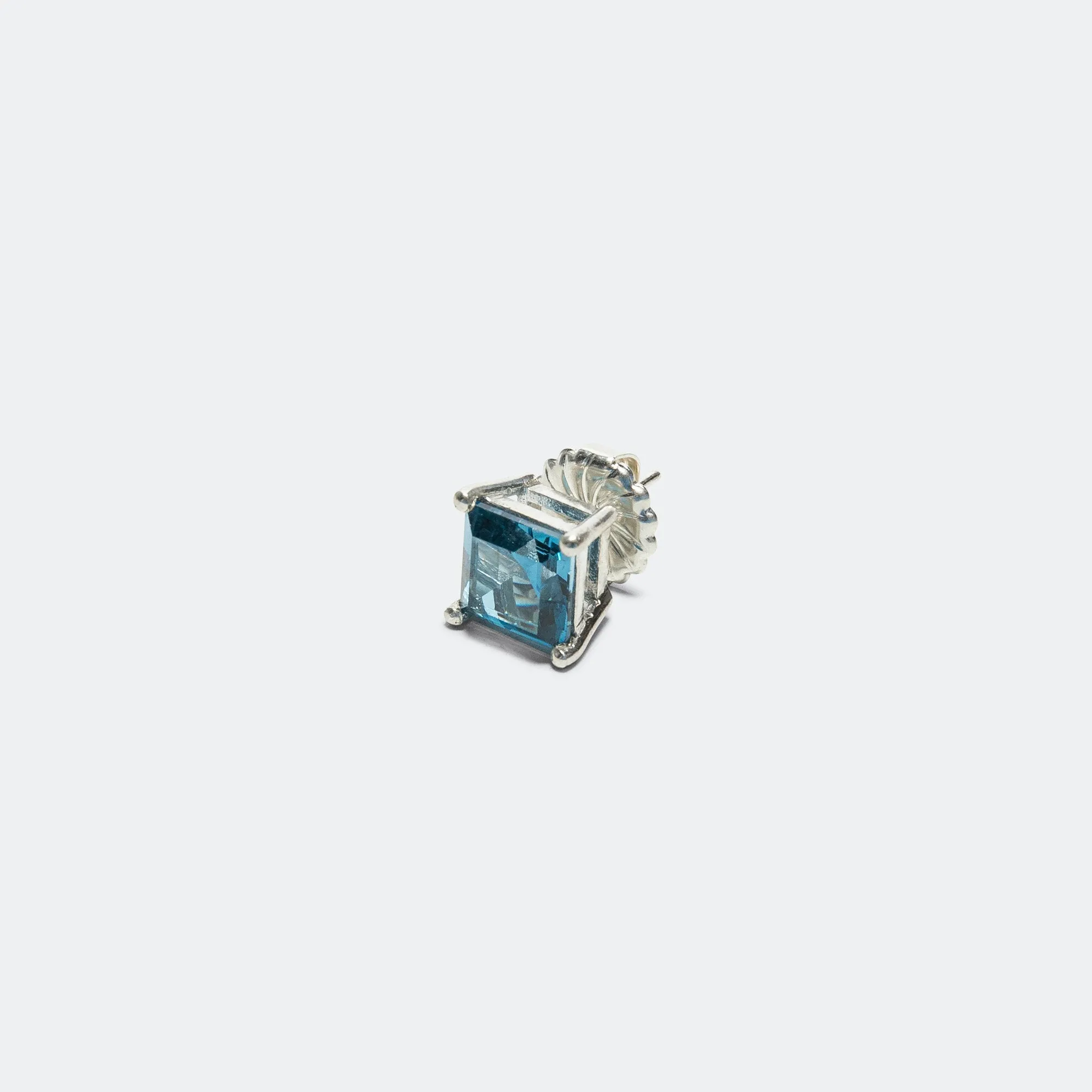 Topaz Stud - 925 Silver