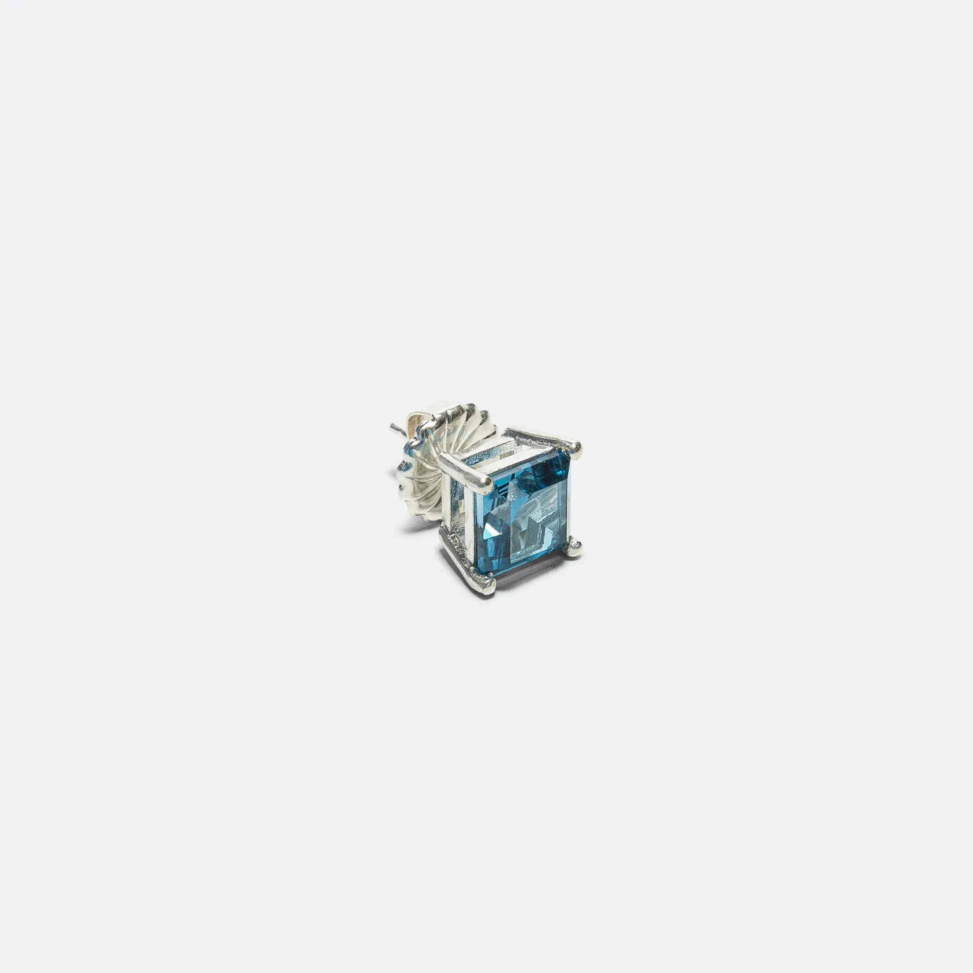Topaz Stud - 925 Silver