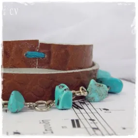Triple Wrap Leather Bracelet