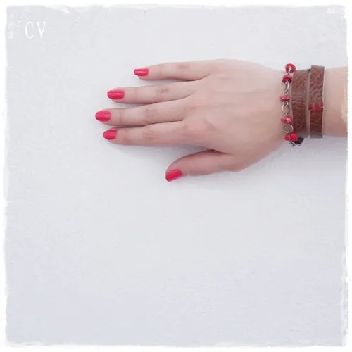 Triple Wrap Leather Bracelet