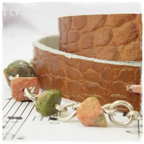 Triple Wrap Leather Bracelet