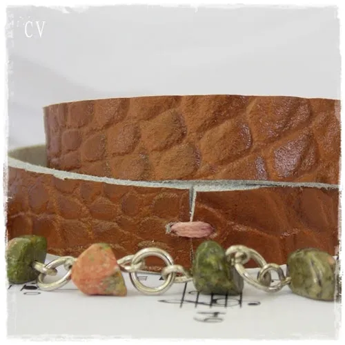 Triple Wrap Leather Bracelet