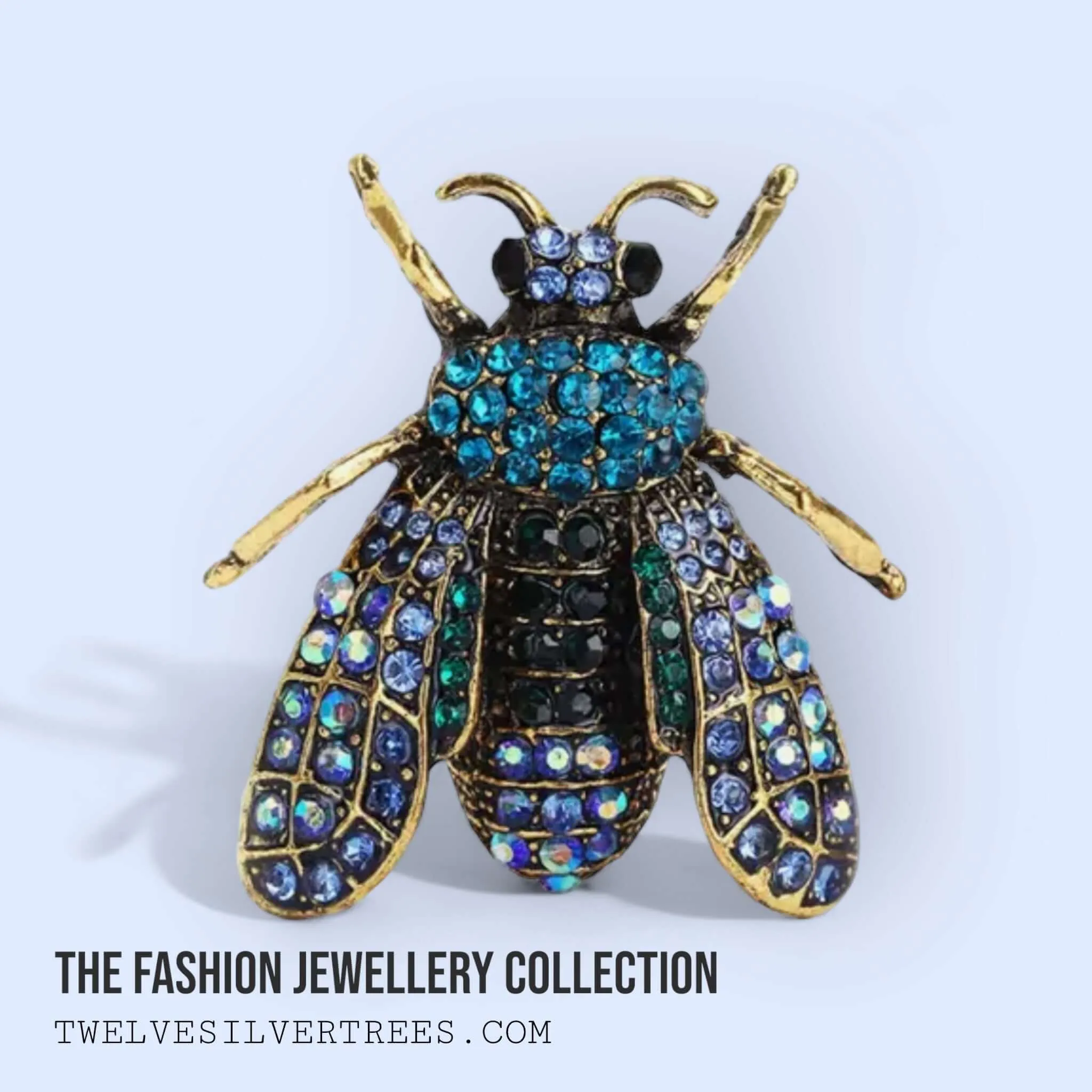 Victorian Inspired Large Fly Brooch