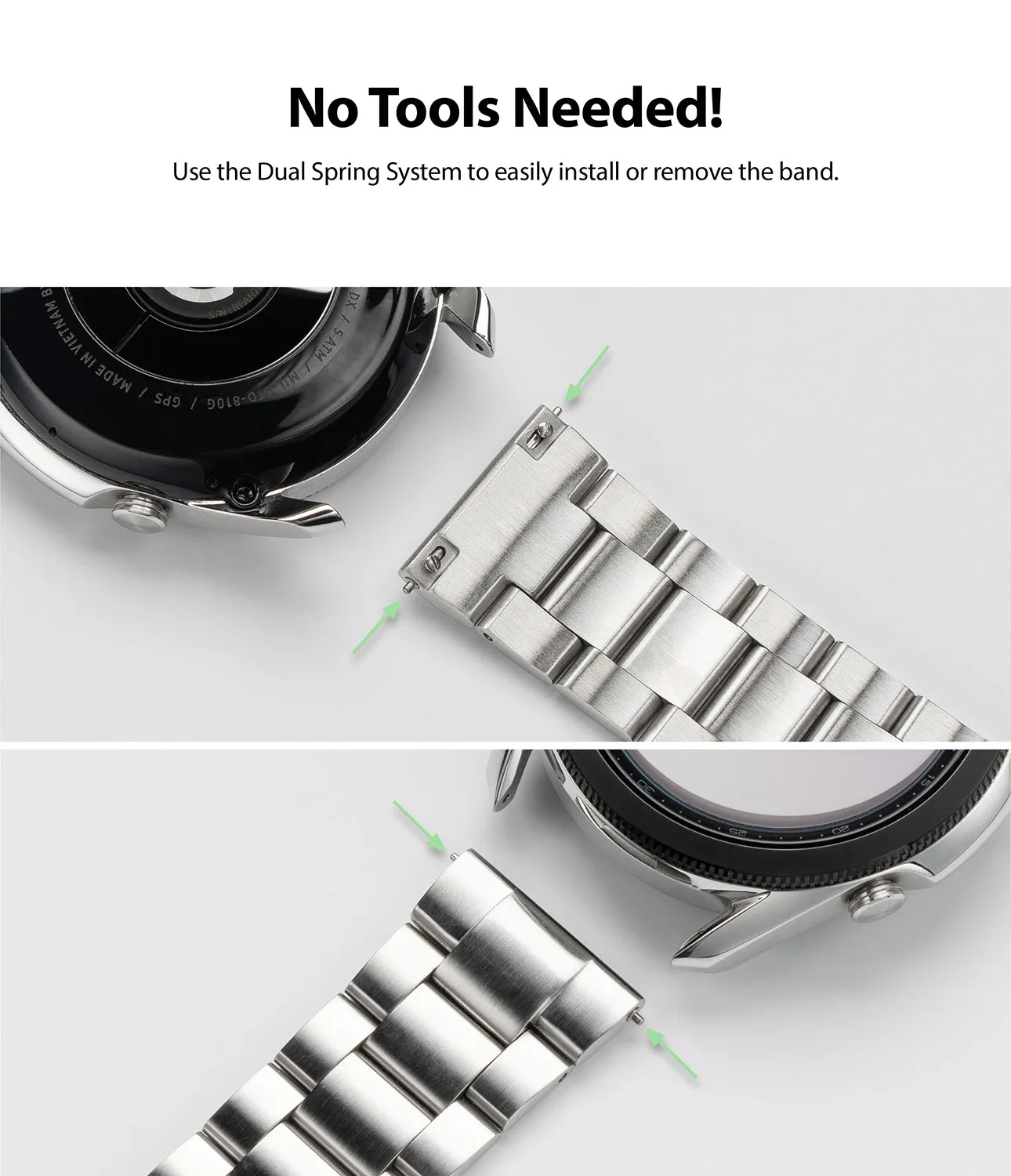 Watch Lug 22mm | Metal One Band [Black]