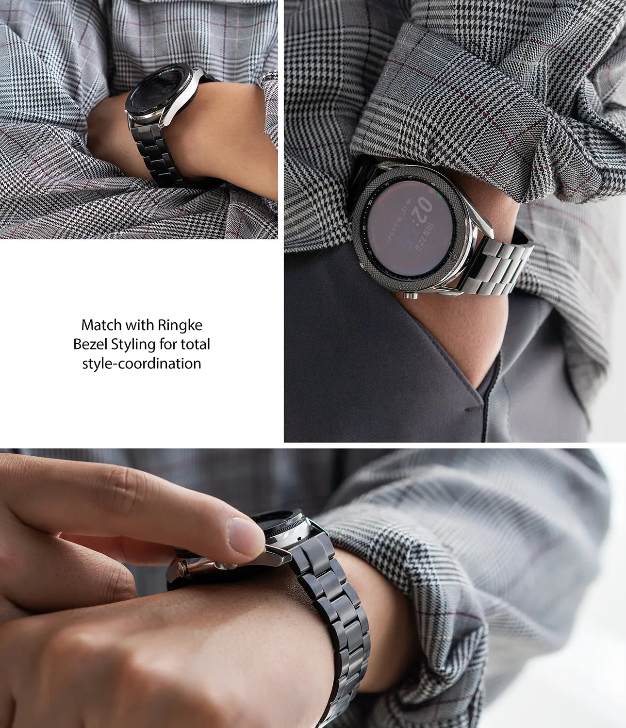Watch Lug 22mm | Metal One Band [Black]