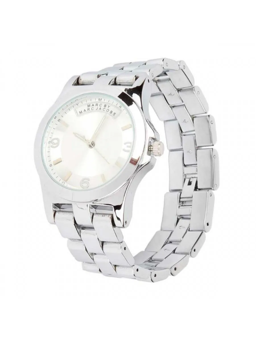 White Dial - Silver Chain - 024