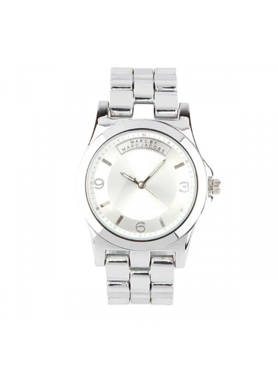 White Dial - Silver Chain - 024